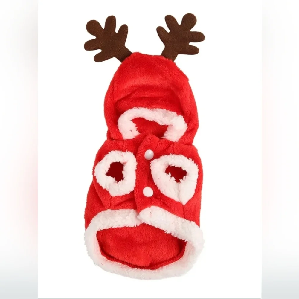 New! Pet Christmas Clothes Costume, Pet Clothes for Small Medium Dogs and Cats
